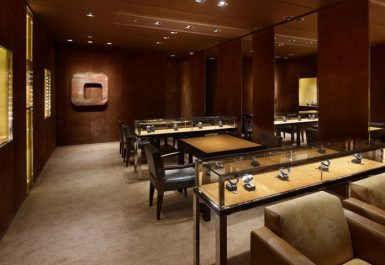 showroom đồng hồ armani