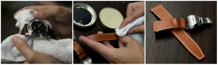 đánh bóng dây da đồng hồ miễn phí