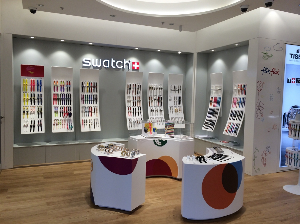 cửa hàng bán đồng hồ swatch tại Thương Hải