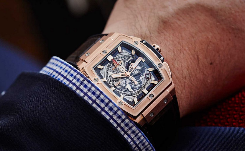 Đồng hồ nam dây da đẹp Hublot