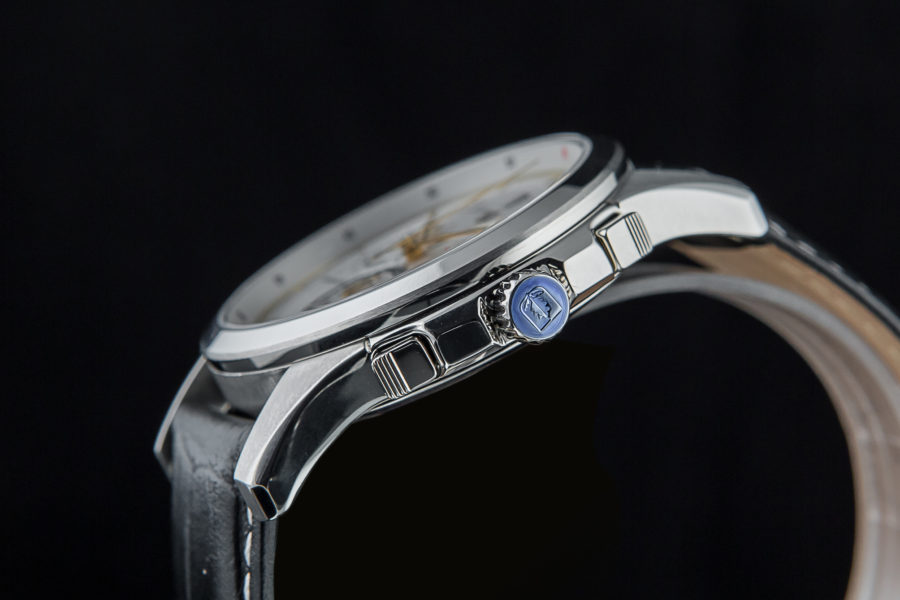 Đồng hồ L'Duchen dây da mặt tròn