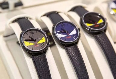 đồng hồ dây da nam đẹp Fendi