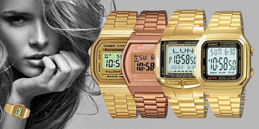 đồng hồ nữ mặt vuông điện tử 