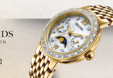 đồng hồ Bulova kim cương