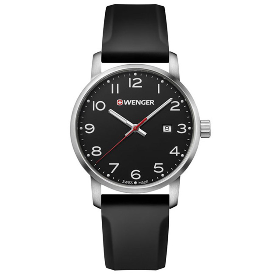 đồng hồ Wenger nữ dây cao sư màu đen