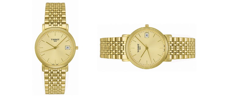 đồng hồ nam vàng Tissot