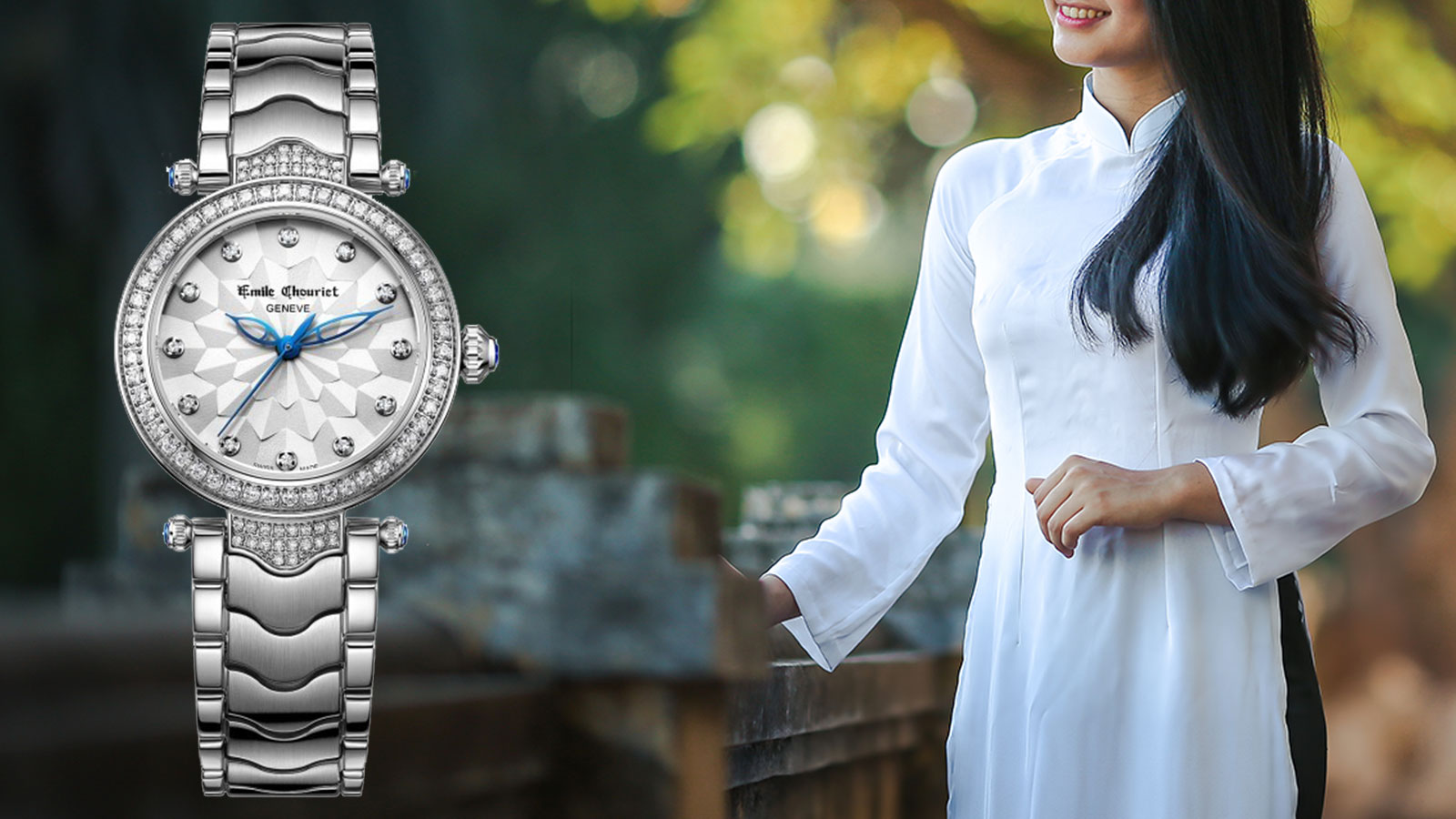 Đồng hồ Emile Chouriet nữ chính hãng 3