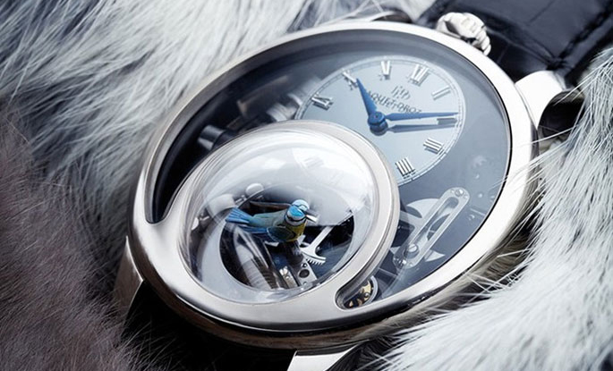 Đồng hồ Jaquet Droz thiết kế tinh xảo từng chi tiết