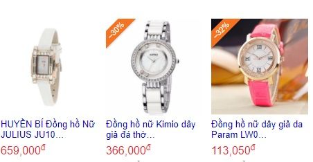 Chỉ cần vai trăm nghìn là có thể mua đồng hồ hàng fake