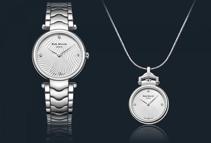 Đồng hồ nữ bạc của thương hiệu Emile Chouriet