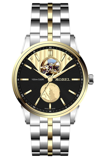 Đồng hồ cơ lộ máy thương hiệu Nobel