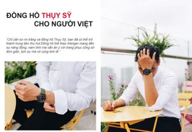 đồng hồ dây da wenger