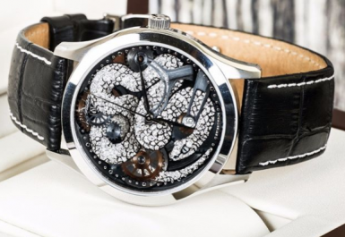 đồng hồ dây da mặt rắn