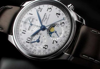 longines mặt moonphase