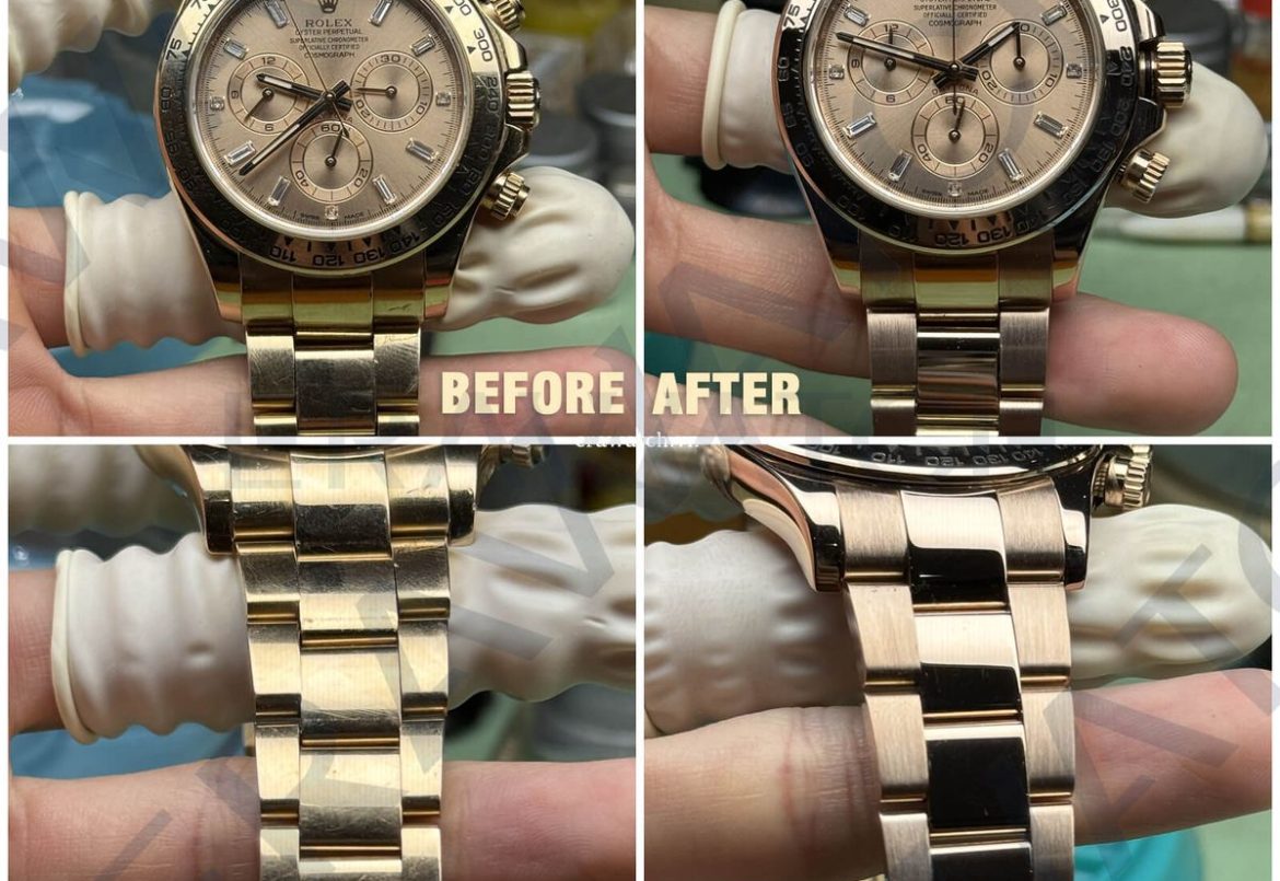 Dịch vụ đánh bóng đồng hồ rolex như mới