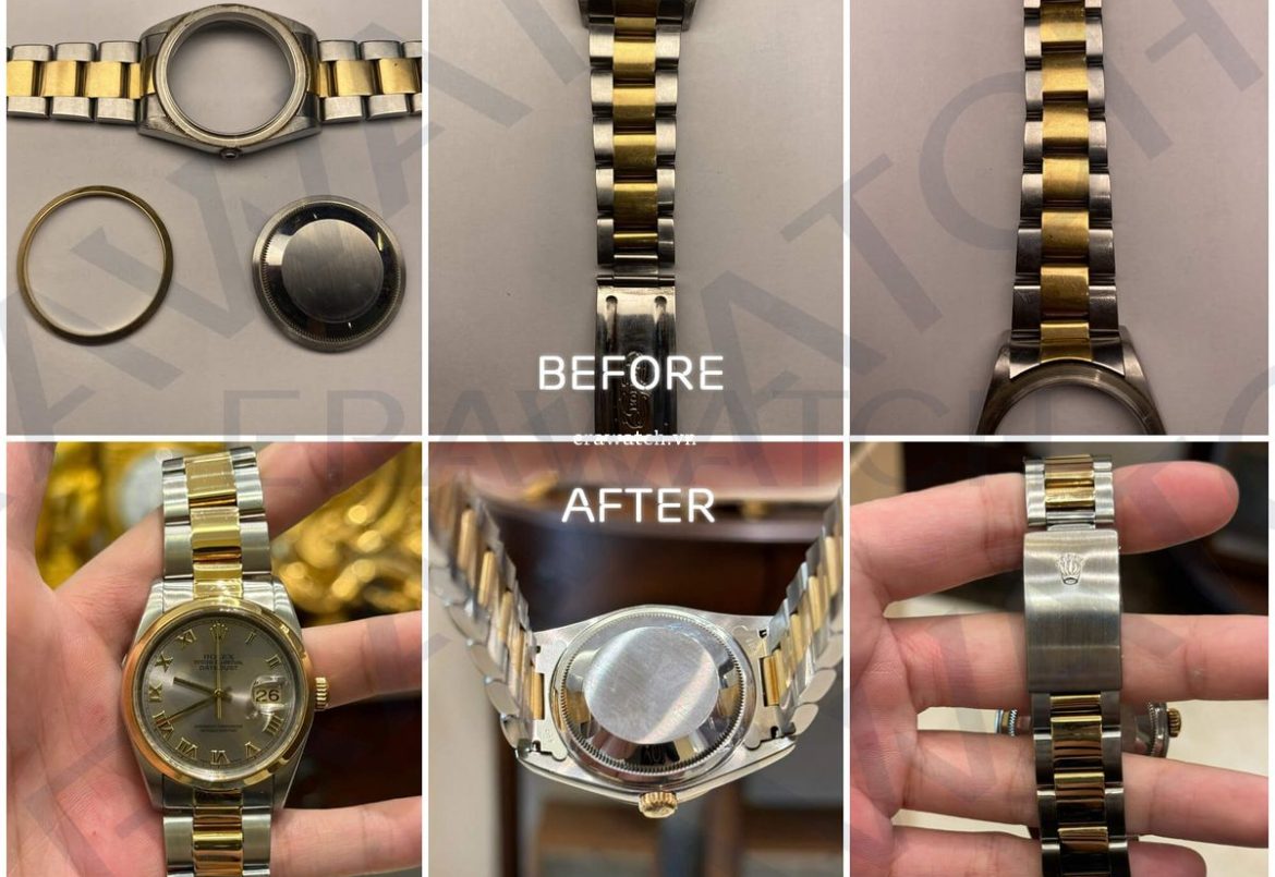 Dịch vụ đánh bóng đồng hồ rolex như mới