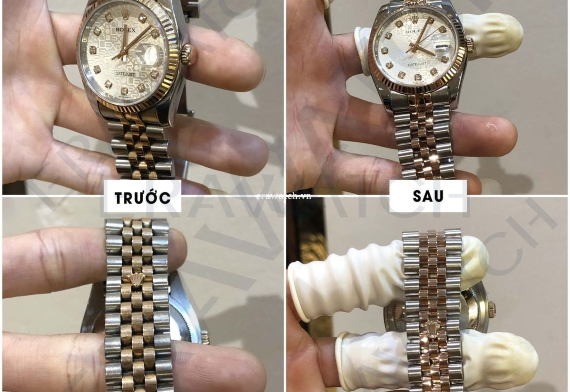 Dịch vụ đánh bóng đồng hồ rolex như mới
