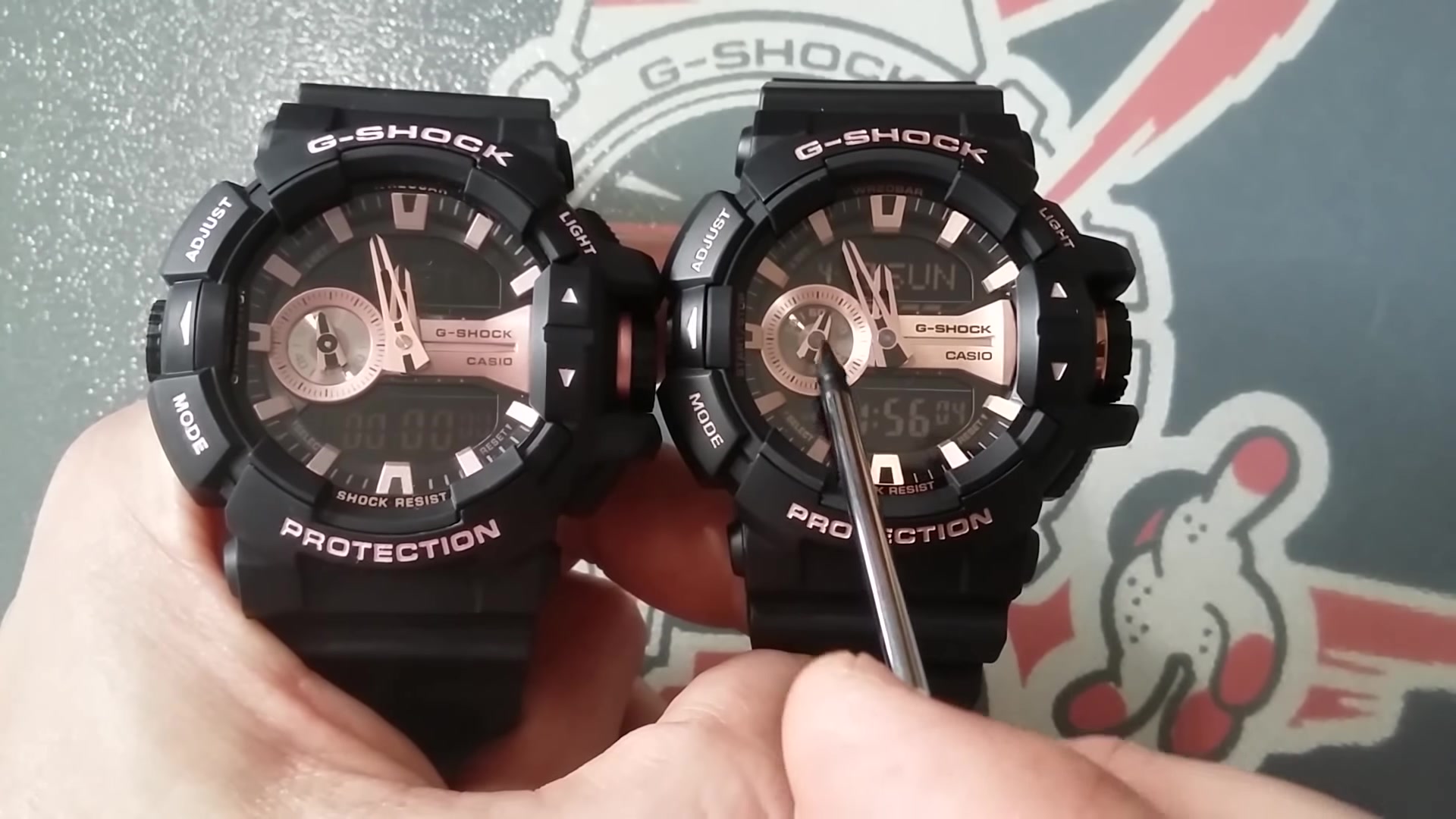 Thay pin đồng hồ G-Shock