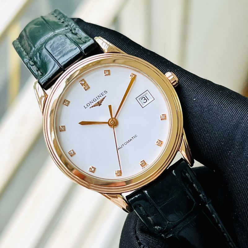 Đồng hồ vàng nguyên khối 18k, đồng hồ nữ vàng 18k nguyên khối