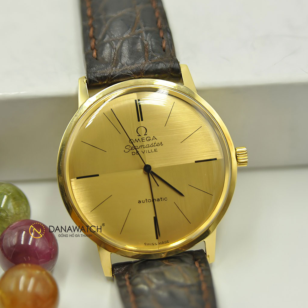 Đồng hồ vàng nguyên khối 18k, đồng hồ nữ vàng 18k nguyên khối